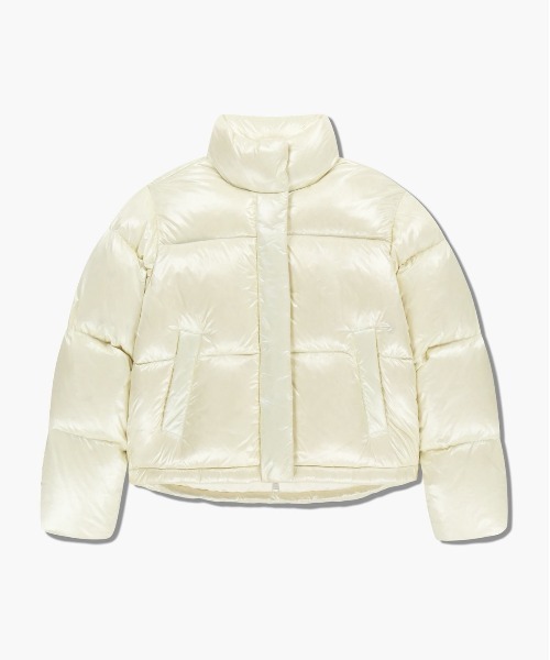W GLOSSY CROP DOWN JACKET（ダウンジャケット/コート）｜MARITHE +