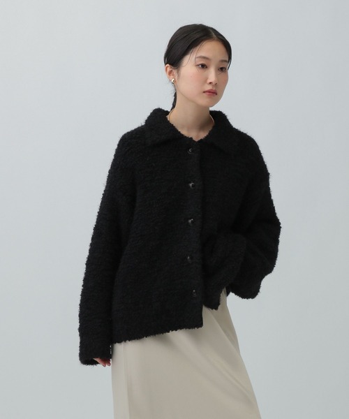 セール】3.5ゲージ襟ボタンカーディガン 606675（カーディガン/ボレロ