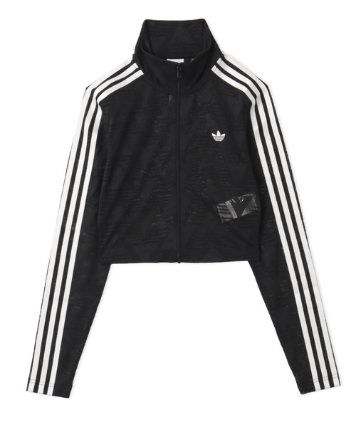 adidas(アディダス)の「adidas FIREBIRD CLASSIC LACE TRACK TOP / アディダス ファイヤーバード クラシック レース トラックトップ(ジャージ・レディース・ブラック・S/M/L)」の2枚目の写真