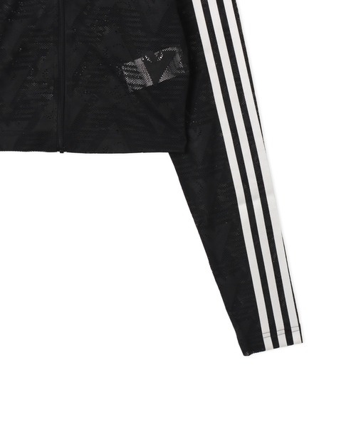 adidas(アディダス)の「adidas FIREBIRD CLASSIC LACE TRACK TOP / アディダス ファイヤーバード クラシック レース トラックトップ(ジャージ・レディース・ブラック・S/M/L)」の6枚目の写真