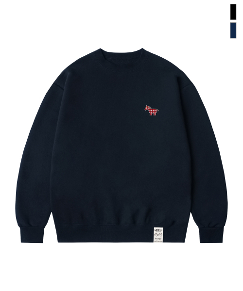 GRAVER（グレーバー）の「[ユニセックス] PAPER PONY刺繍スウェット_2カラー（スウェット・レディース・ブラック/ネイビー・SMALL/MEDIUM/LARGE）」の3枚目の写真