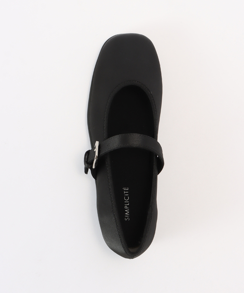 B.C STOCK(ベーセーストック)の「ストラップバレエシューズ(バレエシューズ・レディース・ブラック/ベージュ・SMALL/MEDIUM/LARGE)」の7枚目の写真