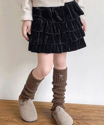 CERCA（チェルカ）の「lulunoix/リボン刺繍レッグウォーマー N15447（レッグウォーマー）」