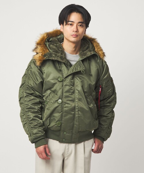 ALPHA INDUSTRIES＞N-2B ショート フライトジャケット（ミリタリー