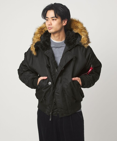 ALPHA INDUSTRIES＞N-2B ショート フライトジャケット（ミリタリー