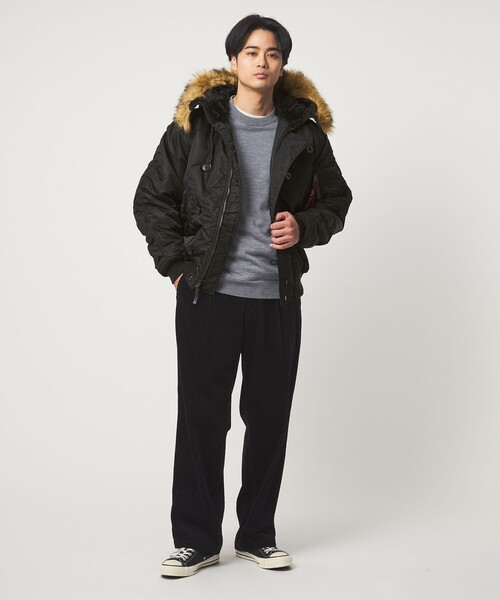 ALPHA INDUSTRIES＞N-2B ショート フライトジャケット（ミリタリー