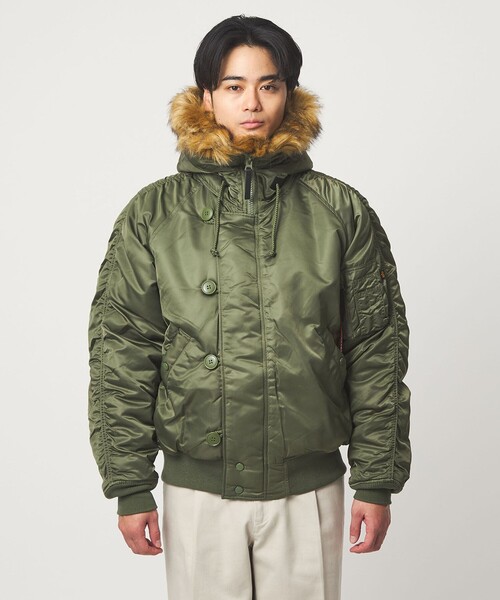 ALPHA INDUSTRIES＞N-2B ショート フライトジャケット（ミリタリー