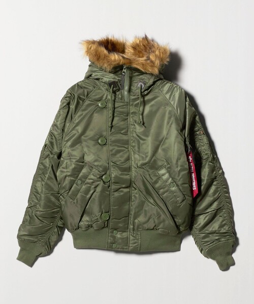 ALPHA INDUSTRIES＞N-2B ショート フライトジャケット（ミリタリー