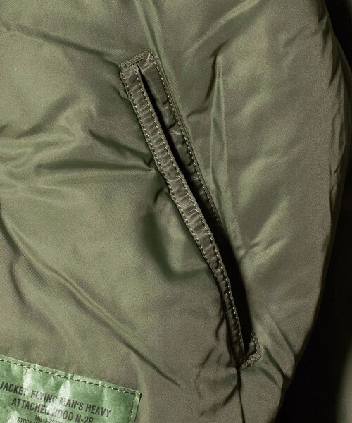 ALPHA INDUSTRIES＞N-2B ショート フライトジャケット（ミリタリー