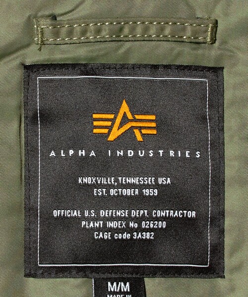 ALPHA INDUSTRIES＞N-2B ショート フライトジャケット（ミリタリー