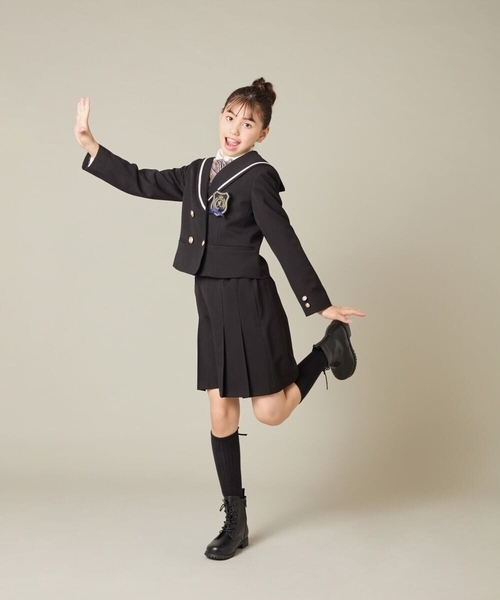 a.v.v（アーヴェヴェ）の「[150-160]【卒服】タックキュロットパンツ（その他パンツ・キッズ・グレー/ブラック・150/160）」の19枚目の写真