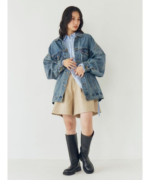 Ungrid（アングリッド）の「ボリュームロングブーツ（ブーツ・レディース・ブラック・S/M/L）」の5枚目の写真