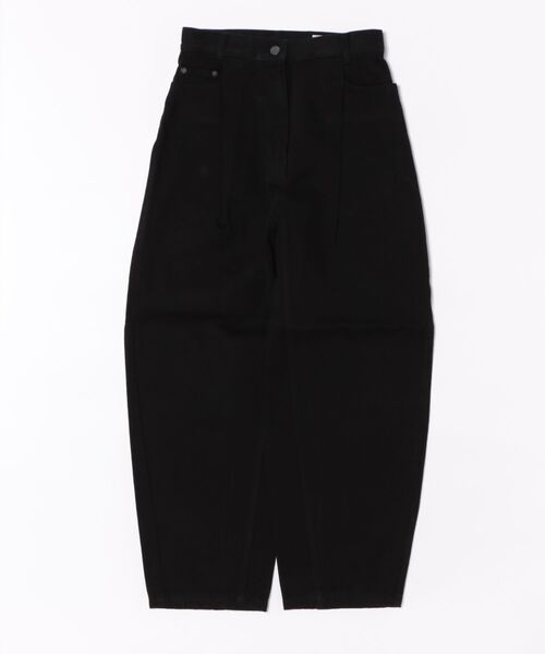 Vivienne Westwood（ヴィヴィアンウエストウッド）の「ｵｰｶﾞﾆｯｸｺｯﾄﾝﾃﾞﾆﾑﾜｲﾄﾞﾊﾟﾝﾂ（その他パンツ・レディース・ブラック/ブルー・38/36）」の2枚目の写真