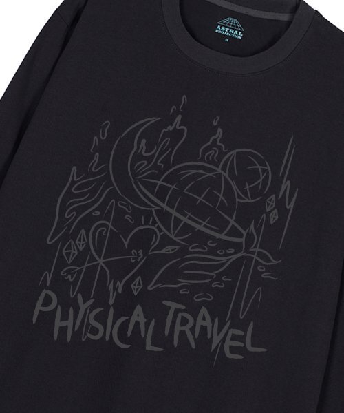 ASTRAL PROJECTION(アストラルプロジェクション)の「フィジカルトラベルオーバーサイズロングスリーブTシャツ_チャコール(Tシャツ/カットソー・メンズ・その他・LARGE/MEDIUM/X-LARGE)」の3枚目の写真