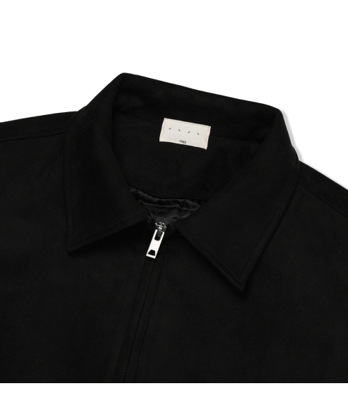 And Again（アンドアゲイン）の「ミニマルスエードカラーブルゾン（ブラック）（MA-1・メンズ・その他・FREE）」の4枚目の写真