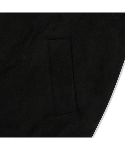 And Again（アンドアゲイン）の「ミニマルスエードカラーブルゾン（ブラック）（MA-1・メンズ・その他・FREE）」の5枚目の写真