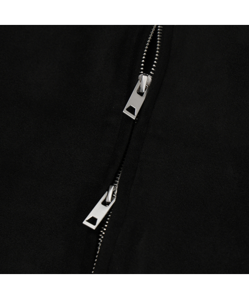 And Again（アンドアゲイン）の「ミニマルスエードカラーブルゾン（ブラック）（MA-1・メンズ・その他・FREE）」の7枚目の写真