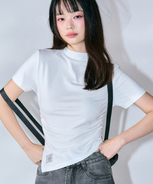 ダイアナアンバランスハーフトップ [IVORY]