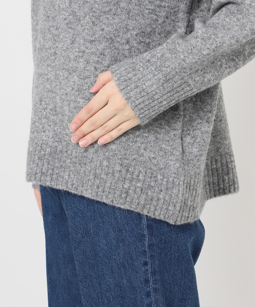B.C STOCK(ベーセーストック)の「手洗い可 / WOOLMIXクルーネックプルオーバー(ニット/セーター・レディース・チャコールグレー/ピンク/レッド/ブルー・FREE)」の16枚目の写真