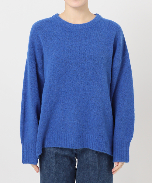 B.C STOCK(ベーセーストック)の「手洗い可 / WOOLMIXクルーネックプルオーバー(ニット/セーター・レディース・チャコールグレー/ピンク/レッド/ブルー・FREE)」の19枚目の写真