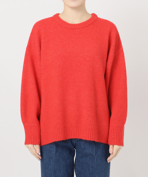 B.C STOCK(ベーセーストック)の「手洗い可 / WOOLMIXクルーネックプルオーバー(ニット/セーター・レディース・チャコールグレー/ピンク/レッド/ブルー・FREE)」の21枚目の写真