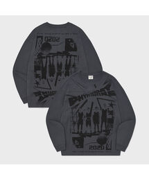 カートゥーンバスケットボールTシャツブルーチャコール