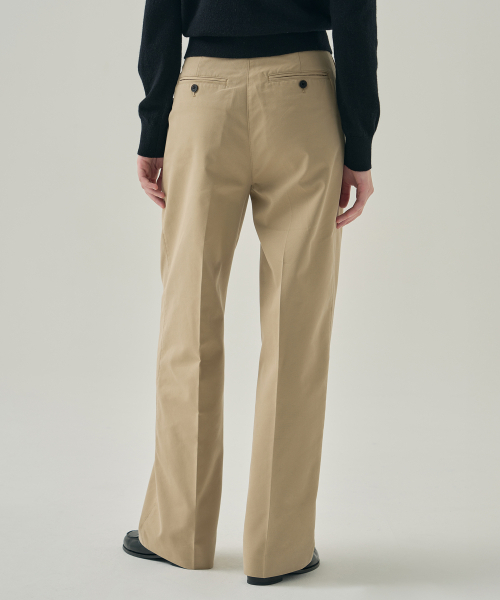 DRAWFIT WOMEN（ドローフィットウーマン）の「ツーピンタックワイドチノパンツ[ホワイト]（その他パンツ・レディース・その他・LARGE/SMALL/MEDIUM）」の4枚目の写真