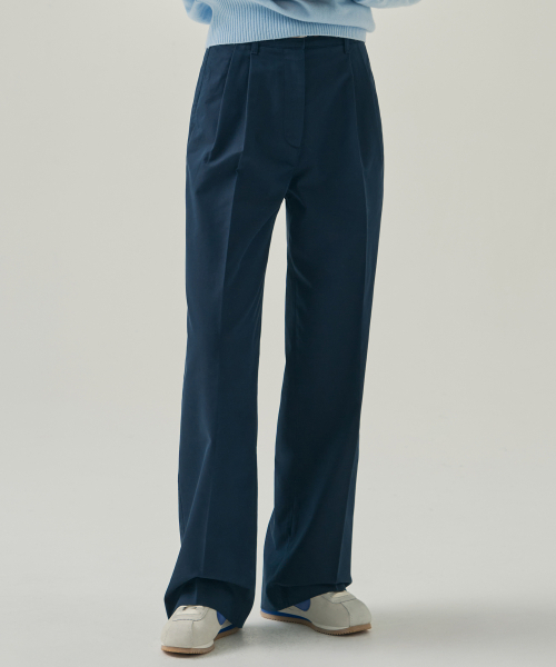 DRAWFIT WOMEN（ドローフィットウーマン）の「ツーピンタックワイドチノパンツ[ホワイト]（その他パンツ・レディース・その他・LARGE/SMALL/MEDIUM）」の2枚目の写真