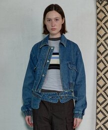 AOPT（アオプト）の「WASHED DENIM BLOUSON - BLUE（デニムジャケット）」
