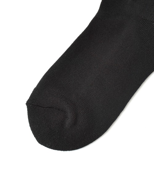 X-girl(エックスガール)の「WIDE GOTHIC LOGO JACQUARD SOCKS(ソックス/靴下・レディース・パープル/ホワイト/ブラック・ONE SIZE)」の8枚目の写真
