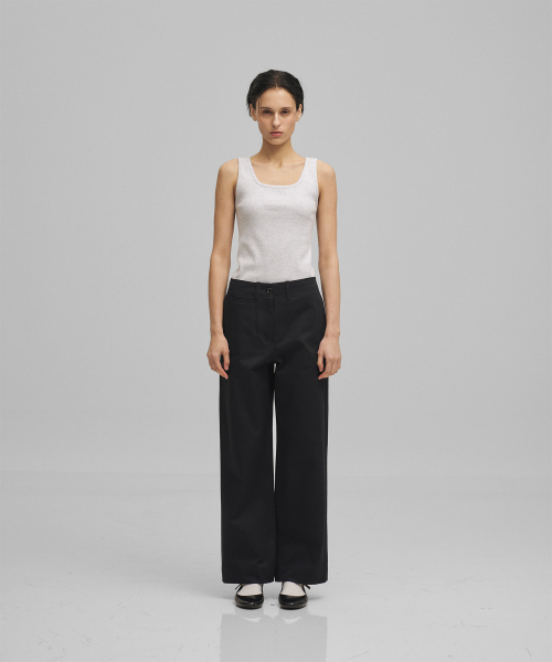 ANOTHER OFFICE WOMEN(アナザー オフィス ウーマン)の「w. Scoop Neck Tank (White Melange)(Tシャツ/カットソー・レディース・その他・FREE)」の4枚目の写真