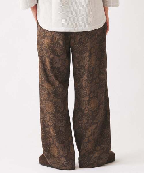 JOURNAL STANDARD relume(ジャーナルスタンダード レリューム)の「リーフパターン 1タック イージーパンツ(その他パンツ・メンズ・ネイビー/ブラック系その他/ブラウン・LARGE/MEDIUM)」の17枚目の写真