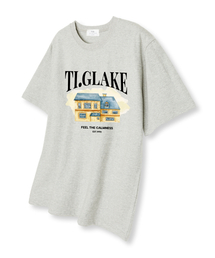 ウォーターハウス オーバーサイズ 半袖Tシャツ オートミール