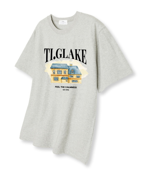 TI.GLAKE(ティーグレイク)の「ウォーターハウス オーバーサイズ 半袖Tシャツ オートミール(Tシャツ/カットソー・メンズ・その他・LARGE/X-LARGE/XX-LARGE)」の1枚目の写真