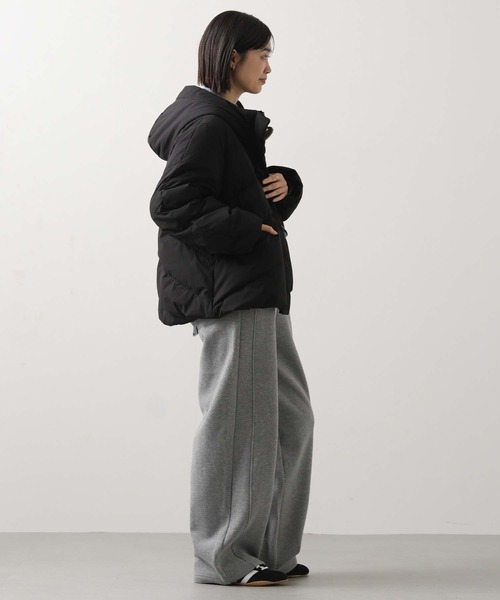 Gready Brilliant（グレディブリリアン）の「フードストレッチダウン（ダウンジャケット/コート・レディース・アイボリー/ブラック・FREE）」の12枚目の写真