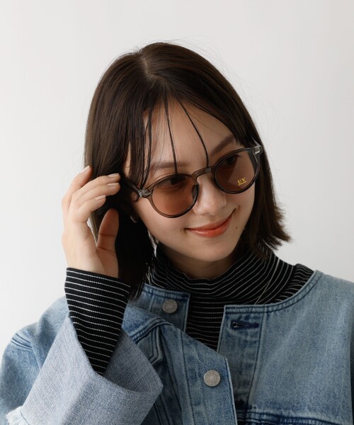 abahouse mavie（アバハウスマヴィ）の「【UVカット】クリアカラーレンズサングラス（サングラス・レディース・ブラック/グリーン系その他/ブラウン系その他/ブラウン系その他2・フリー）」の14枚目の写真