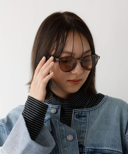 abahouse mavie（アバハウスマヴィ）の「【UVカット】クリアカラーレンズサングラス（サングラス・レディース・ブラック/グリーン系その他/ブラウン系その他/ブラウン系その他2・フリー）」の15枚目の写真