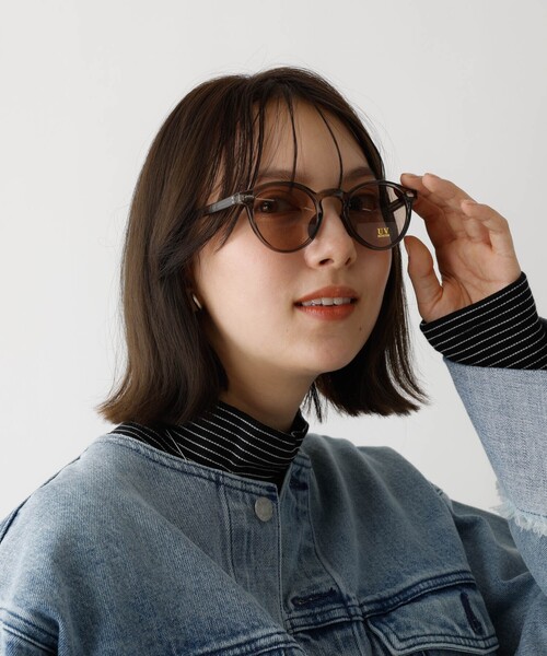 abahouse mavie（アバハウスマヴィ）の「【UVカット】クリアカラーレンズサングラス（サングラス・レディース・ブラック/グリーン系その他/ブラウン系その他/ブラウン系その他2・フリー）」の16枚目の写真