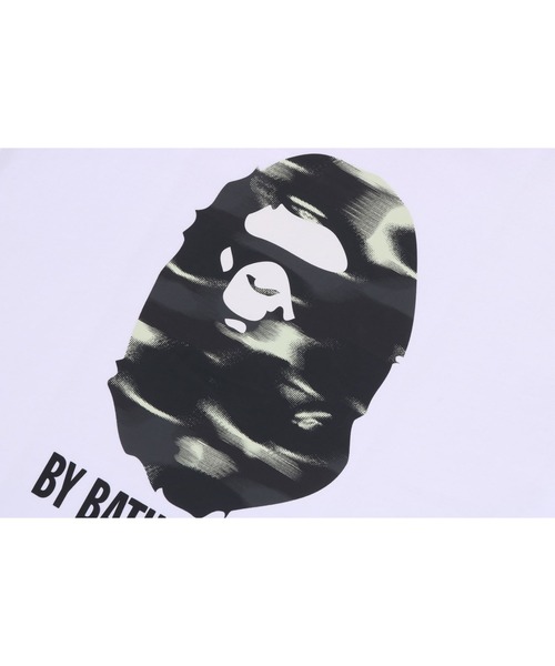 A BATHING APE(アベイシングエイプ)の「SCREEN CAMO BY BATHING APE TEE(Tシャツ/カットソー・メンズ・ホワイト/ブラック・SMALL/XX-LARGE/LARGE/XXX-LARGE/X-LARGE/MEDIUM)」の6枚目の写真