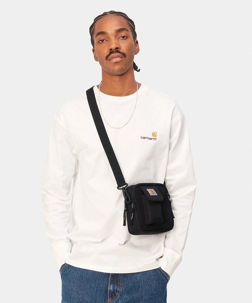 Carhartt WIP（カーハートダブリューアイピー）の「【Carhartt WIP】ESSENTIALS BAG SMALL（ショルダーバッグ・メンズ・ブラック/ダークグリーン/グリーン系1/グリーン/グレー/ライトブラウン・FREE）」の15枚目の写真