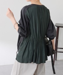 COLLAGE GALLARDAGALANTE | ドッキング裾ドロストカットソー(Tシャツ/カットソー)