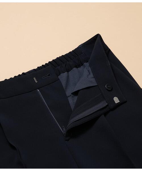 NEWYORKER(ニューヨーカー)の「【ウォッシャブル】シルキークロス 1タックワイドパンツ(ネイビー)(その他パンツ・レディース・ネイビー・9号/11号)」の6枚目の写真