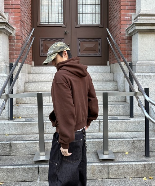 kutir（クティール）の「FIREMAN DESIGN ZIPUP HOODIE／ファイヤーマンデザインジップアップパーカー（パーカー・メンズ・ブラウン/ブラック/レッド・LARGE/MEDIUM）」の22枚目の写真