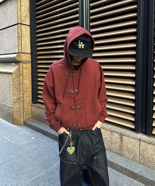 kutir（クティール）の「FIREMAN DESIGN ZIPUP HOODIE／ファイヤーマンデザインジップアップパーカー（パーカー・メンズ・ブラウン/ブラック/レッド・LARGE/MEDIUM）」の21枚目の写真