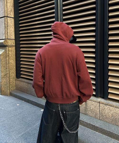 kutir（クティール）の「FIREMAN DESIGN ZIPUP HOODIE／ファイヤーマンデザインジップアップパーカー（パーカー・メンズ・ブラウン/ブラック/レッド・LARGE/MEDIUM）」の12枚目の写真