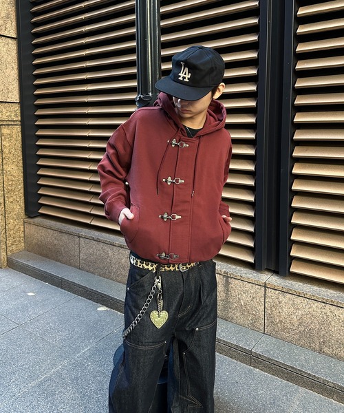 kutir（クティール）の「FIREMAN DESIGN ZIPUP HOODIE／ファイヤーマンデザインジップアップパーカー（パーカー・メンズ・ブラウン/ブラック/レッド・LARGE/MEDIUM）」の13枚目の写真