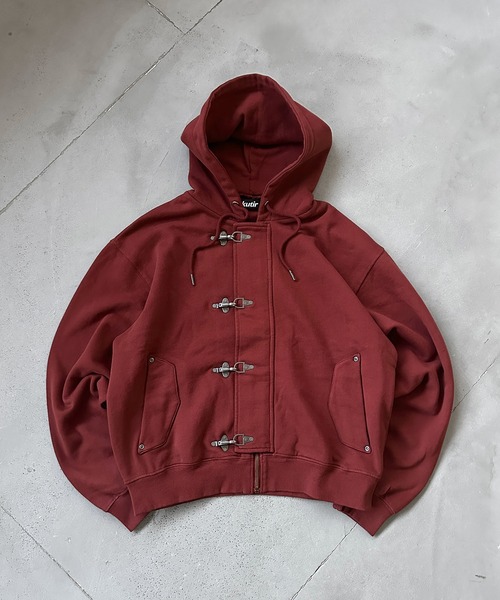 kutir（クティール）の「FIREMAN DESIGN ZIPUP HOODIE／ファイヤーマンデザインジップアップパーカー（パーカー・メンズ・ブラウン/ブラック/レッド・LARGE/MEDIUM）」の10枚目の写真