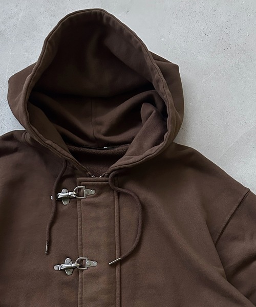 kutir（クティール）の「FIREMAN DESIGN ZIPUP HOODIE／ファイヤーマンデザインジップアップパーカー（パーカー・メンズ・ブラウン/ブラック/レッド・LARGE/MEDIUM）」の20枚目の写真