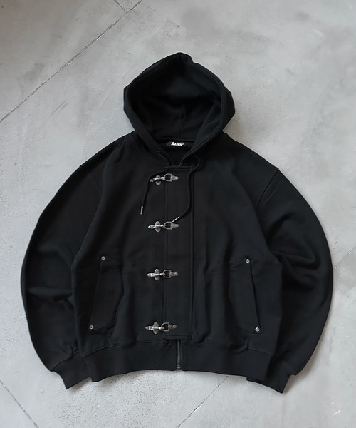 kutir（クティール）の「FIREMAN DESIGN ZIPUP HOODIE／ファイヤーマンデザインジップアップパーカー（パーカー・メンズ・ブラウン/ブラック/レッド・LARGE/MEDIUM）」の8枚目の写真