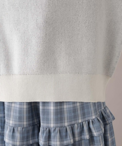 RAGEBLUE（レイジブルー）の「ハイゲージフロントロゴニット（ニット/セーター・レディース・ホワイト/ブルー/ネイビー・FREE）」の21枚目の写真